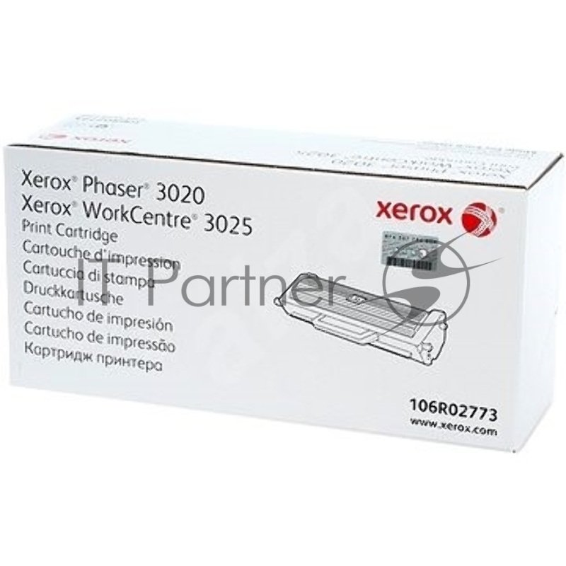 Тонер-картридж Xerox 106R02773 черный для Xerox Phaser 3020/WC 3025 (1500 стр)(Channels)