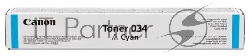 Тонер-картридж Canon 034 9453B001 голубой туба для копира iR C1225iF 7300 стр.