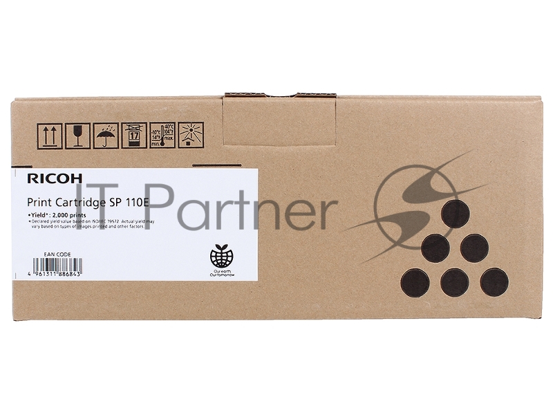 Тонер-картридж Ricoh SP110E черный для SP 111 / SP 111SU / SP 111SF 2000 отпечатков