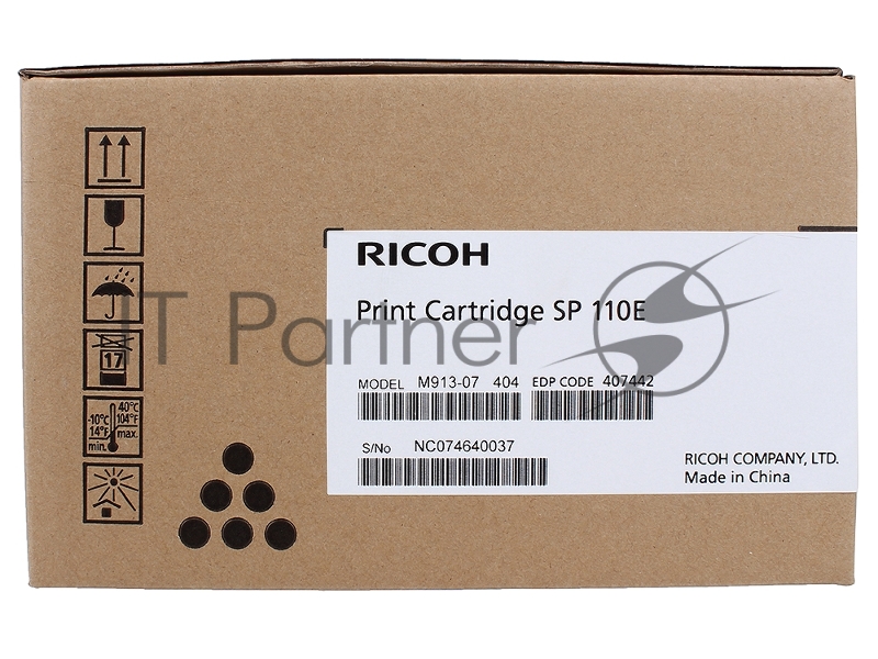 Тонер-картридж Ricoh SP110E черный для SP 111 / SP 111SU / SP 111SF 2000 отпечатков