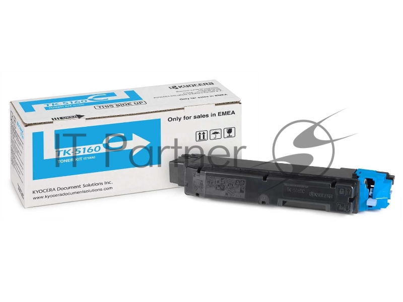 Тонер-картридж Kyocera TK-5160C (1T02NTCNL0) голубой для P7040cdn 12000 стр