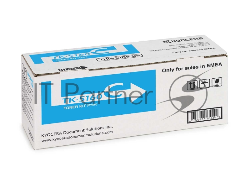 Тонер-картридж Kyocera TK-5160C (1T02NTCNL0) голубой для P7040cdn 12000 стр