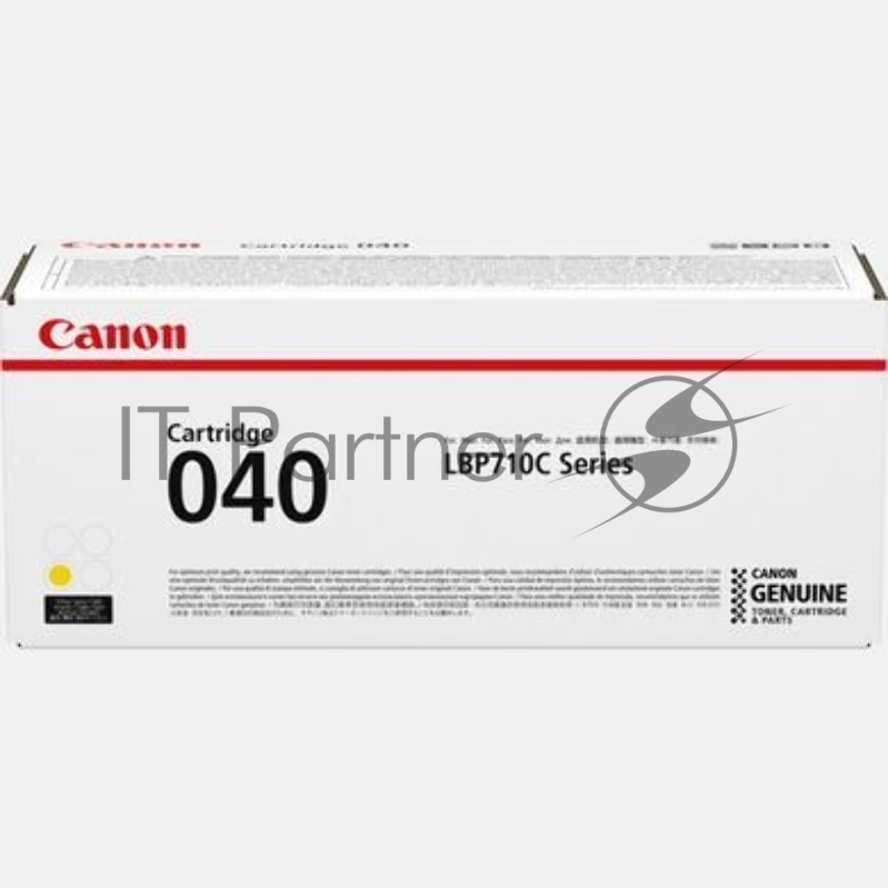 Тонер-картридж Canon Cartridge 040Y (0454C001) желтый, 5400 стр., для LBP710Cx/712Cx