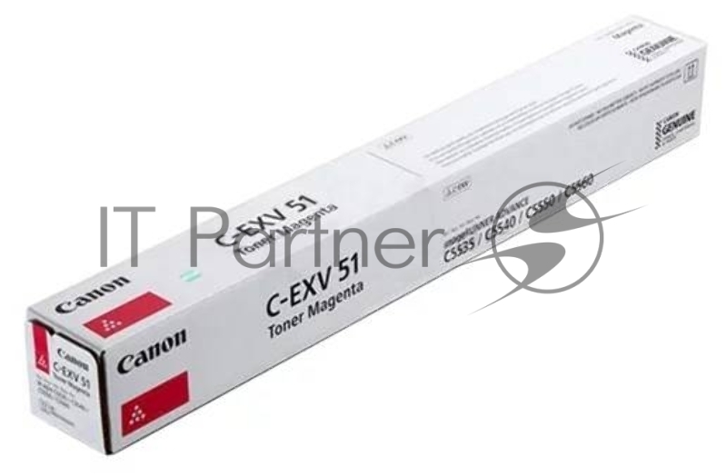 Тонер-картридж C-EXV 51L пурпурный