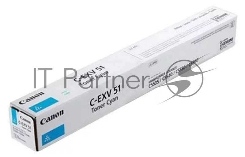 Тонер-картридж C-EXV 51L голубой