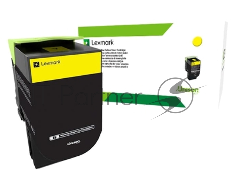 Тонер-картридж Lexmark желтый для CX310/410/510 2K