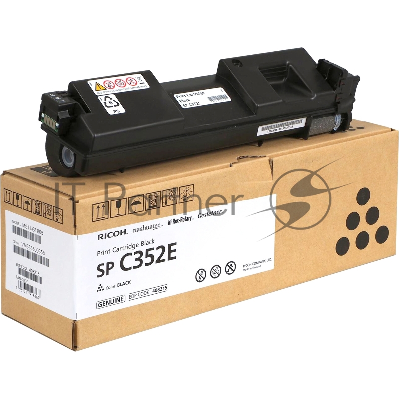 Тонер-картридж Ricoh SP C352E черный для SP C352DN 7000 стр