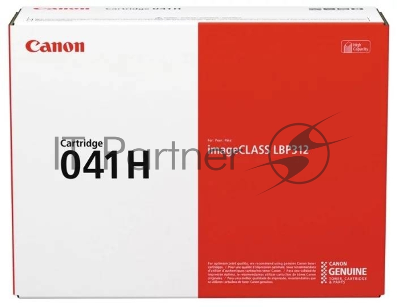 Тонер-картридж Canon Cartridge 041H (0453C002) черный, 20000 стр., для LBP312x