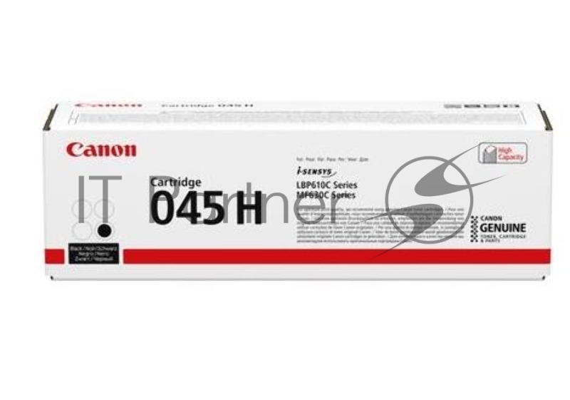 Тонер-картридж Canon 045BK H черный, 2800 стр., для i-SENSYS MF631/633/635, LBP611