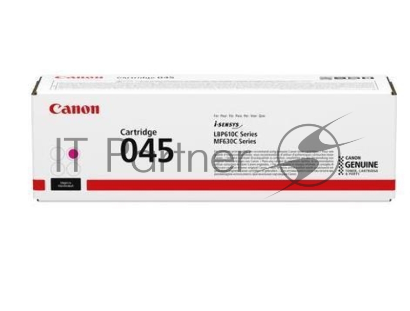 Тонер-картридж Canon 045M пурпурный, 1300 стр., для i-SENSYS MF631/633/635, LBP611