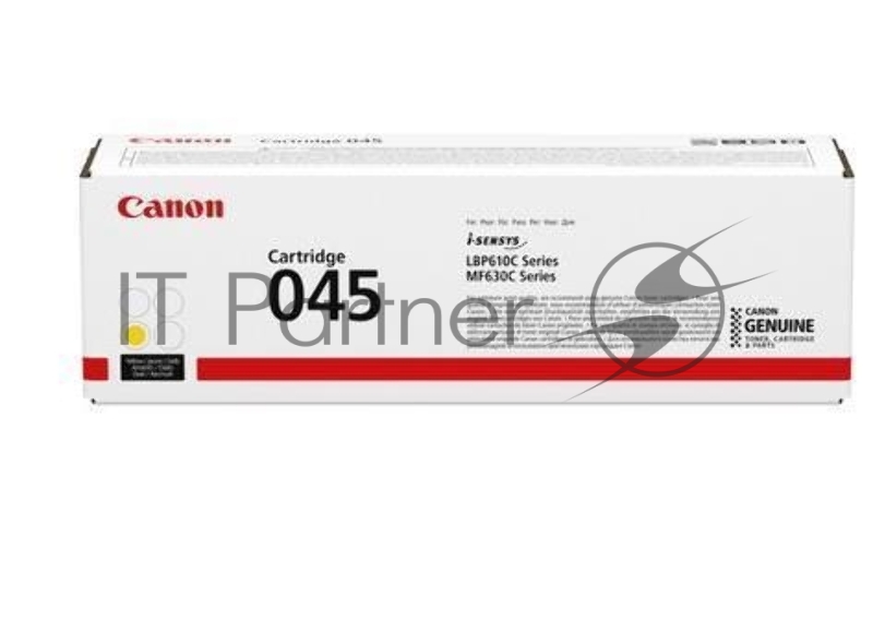 Тонер-картридж Canon 045Y желтый, 1300 стр., для i-SENSYS MF631/633/635, LBP611