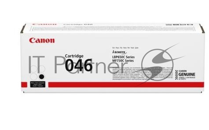 Тонер-картридж Canon 046Bk черный для i-SENSYS MF732/734/735, LBP653/654 2200 стр.