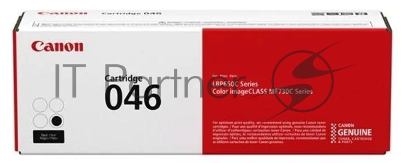 Тонер-картридж Canon 046Bk черный для i-SENSYS MF732/734/735, LBP653/654 2200 стр.