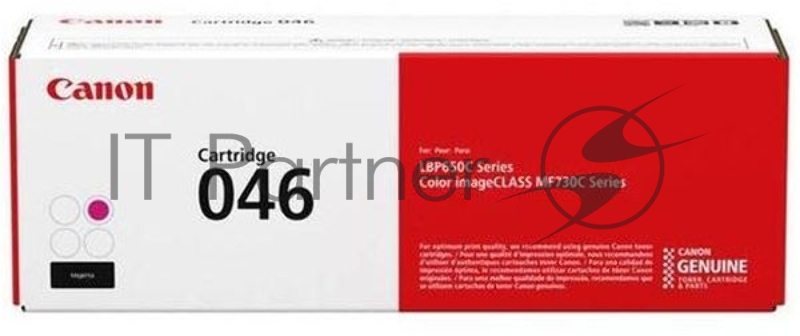 Тонер-картридж Canon 046M пурпурный для i-SENSYS MF732/734/735, LBP653/654 2300 страниц