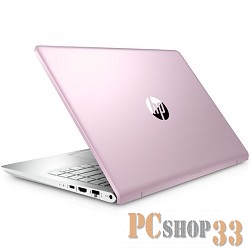 Ноутбук HP Pavilion 14-bf024ur Pentium 4415U/4Gb/1Tb/Intel HD Graphics 610/14/IPS/FHD (1920x1080)/Windows 10 64/pink/WiFi/BT/Cam