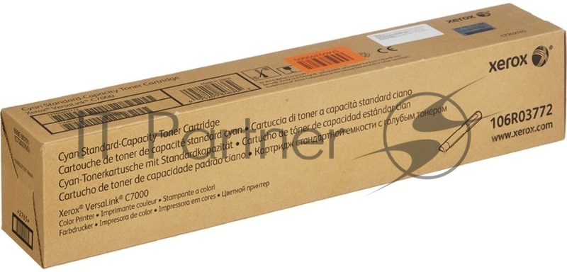 Тонер-картридж XEROX 106R03772 голубой для XEROX VersaLink C7000 (3300 стр)(Channels)