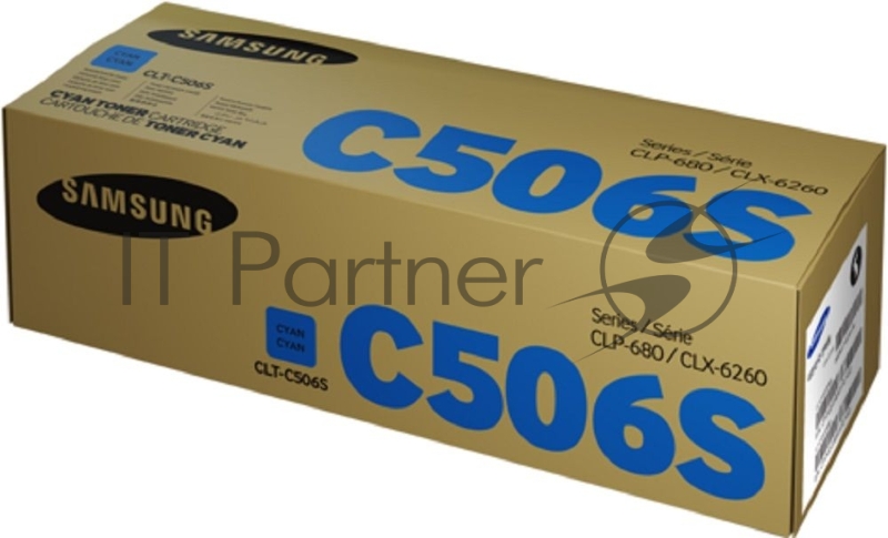 Тонер-картридж SAMSUNG CLT-C506S/ SU049A голубой для Samsung CLP-680/CLX-6260 (1500стр.)