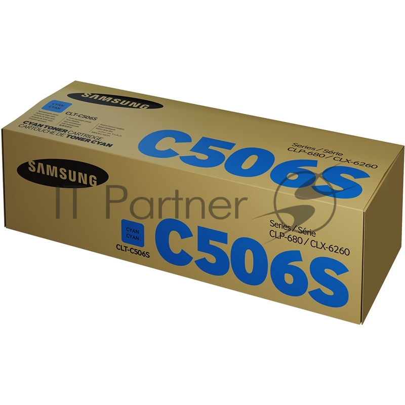 Тонер-картридж SAMSUNG CLT-C506S/ SU049A голубой для Samsung CLP-680/CLX-6260 (1500стр.)