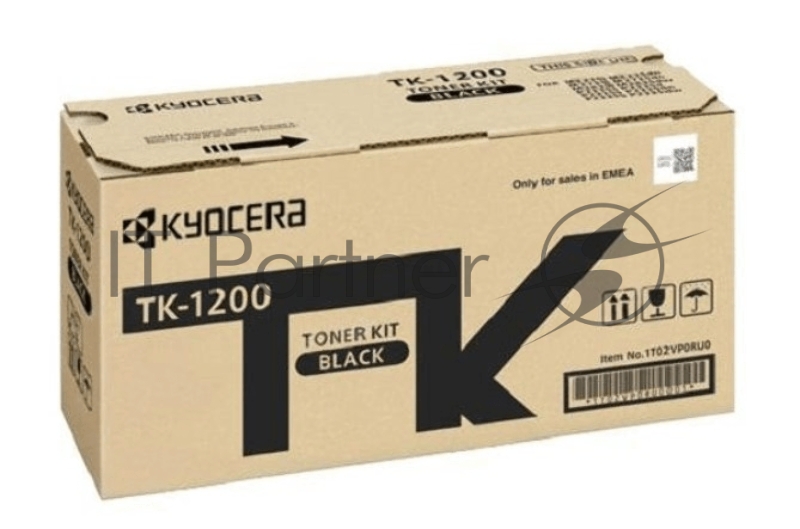 Тонер-картридж Kyocera TK-1200 (1702P18NLO/1T02VP0RU0) черный для P2335d/P2335dn/P2335dw/M2235dn 3000 стр.