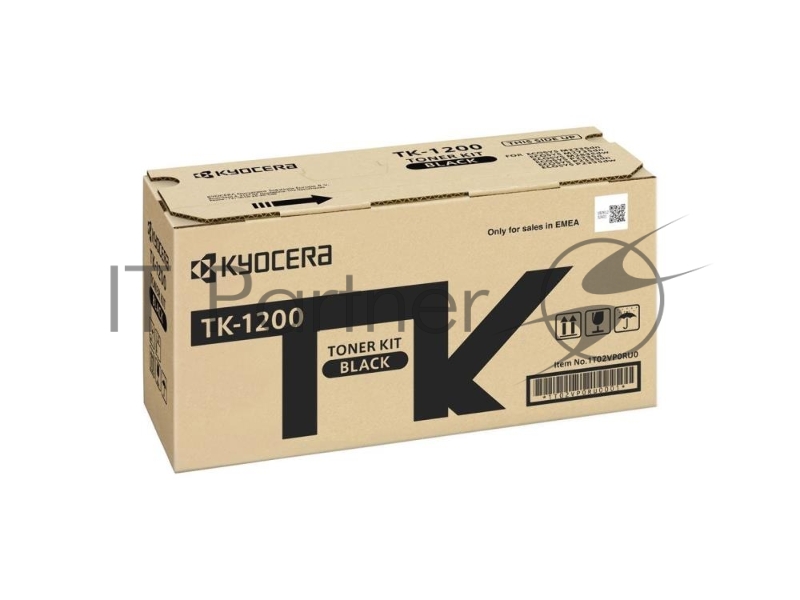 Тонер-картридж Kyocera TK-1200 (1702P18NLO/1T02VP0RU0) черный для P2335d/P2335dn/P2335dw/M2235dn 3000 стр.