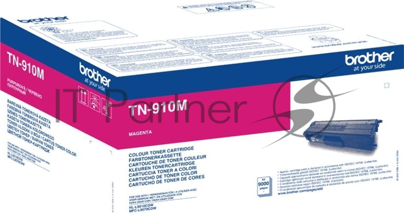 Тонер TN-910M для Brother HLL9310CDW/MFCL9570CDW малиновый (9000стр)