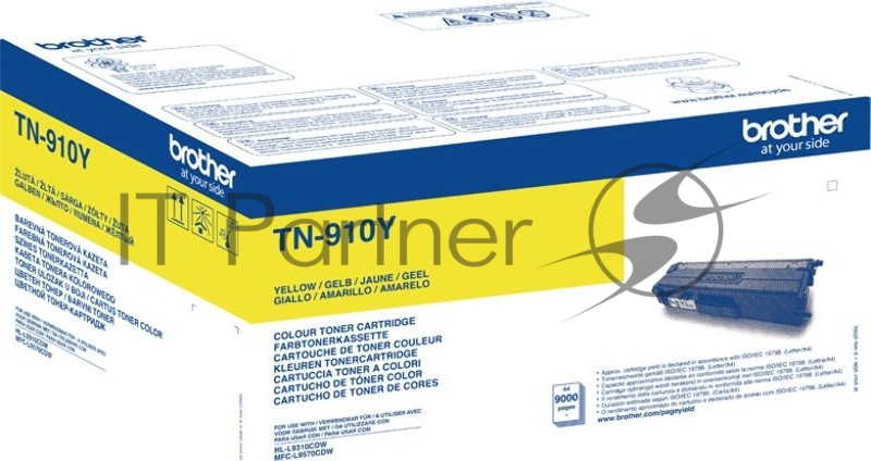 Тонер-картридж TN-910Y для Brother HLL9310CDW/MFCL9570CDW желтый (9000стр)