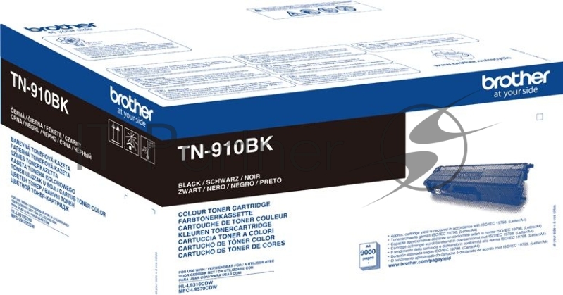 Тонер TN-910BK для Brother HLL9310CDW/MFCL9570CDW чёрный (9000стр)