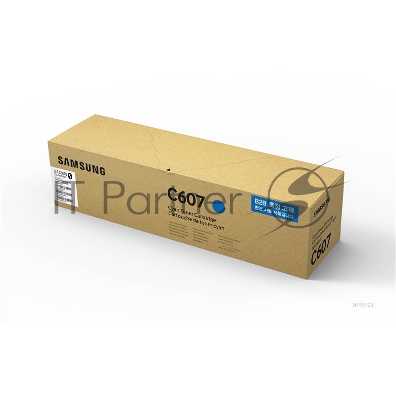 Тонер-картридж Samsung CLT-C607S Cyan Toner Cartridge