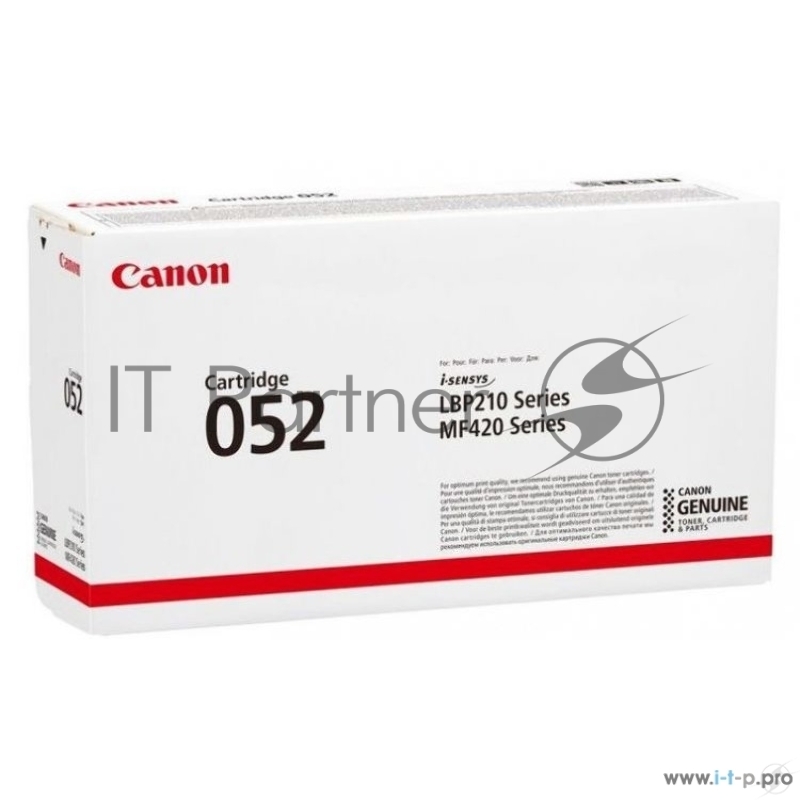 Тонер Картридж Canon 052 2199C002 черный (3100стр.) для Canon MF421dw/MF426dw/MF428x/MF429x