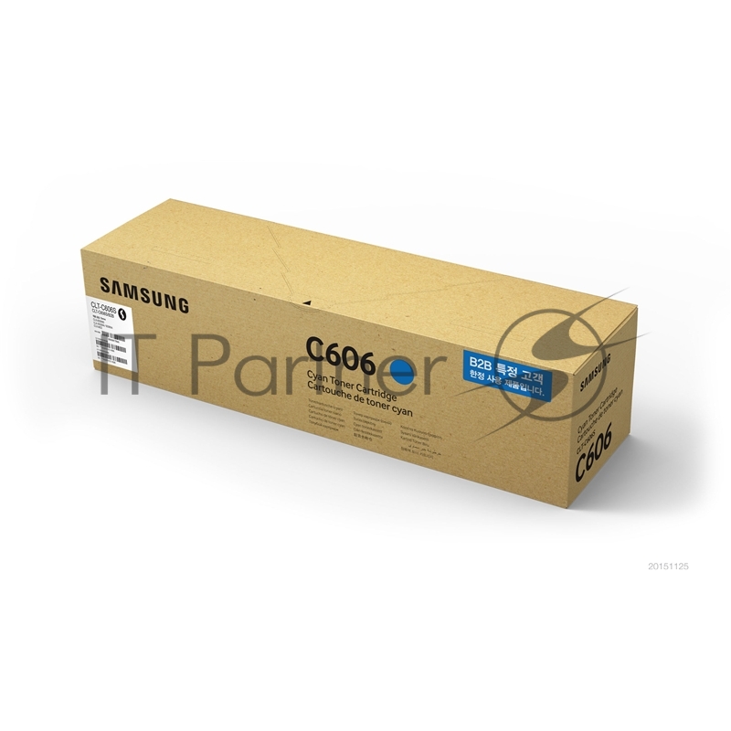 Тонер-картридж Samsung CLT-C606S голубой