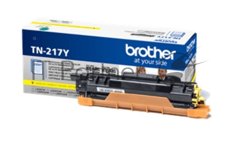 Тонер-картридж Brother TN217Y желтый для MFC-L3770CDW, DCP-L3550CDW, HL-L3230CDW 2300 стр.