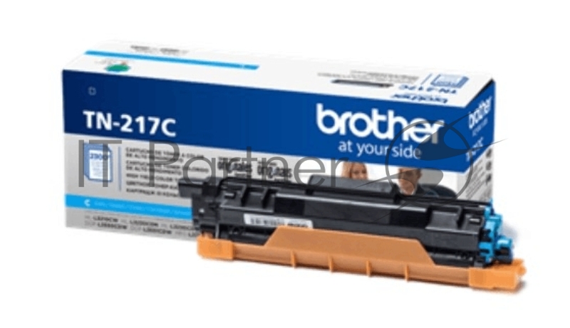 Тонер-картридж TN217C голубой для MFC-L3770CDW, DCP-L3550CDW, HL-L3230CDW 2300 стр
