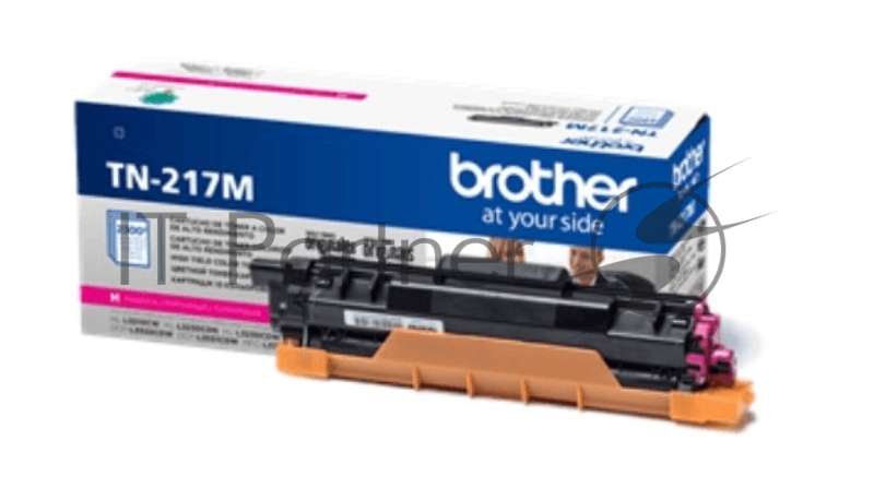 Тонер-картридж Brother TN217M пурпурный для MFC-L3770CDW, DCP-L3550CDW, HL-L3230CDW 2300 стр.