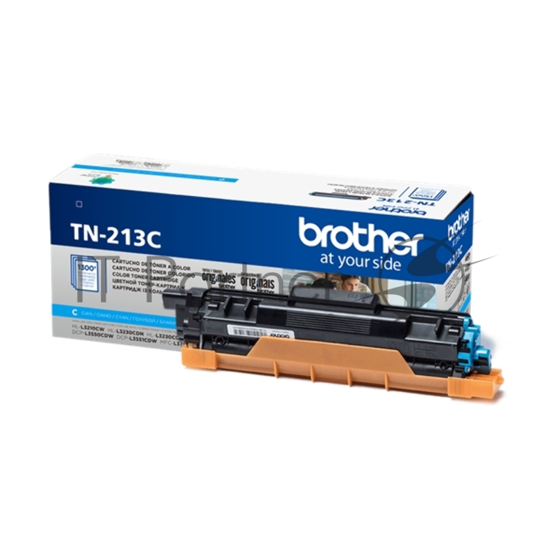 Тонер-картридж Brother TN213C голубой для MFC-L3770CDW, DCP-L3550CDW, HL-L3230CDW 1300 стр.