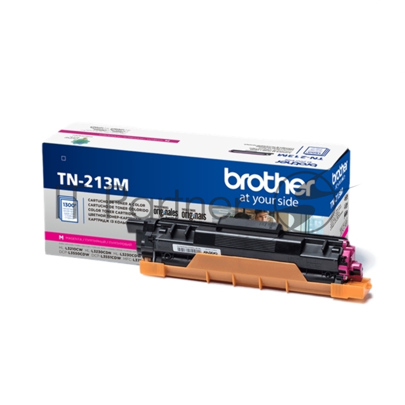 Тонер-картридж Brother TN213M пурпурный для MFC-L3770CDW, DCP-L3550CDW, HL-L3230CDW 1300 стр.