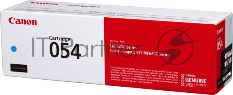 Тонер Картридж Canon 054 C 3023C002 голубой (1200стр.) для Canon MF645Cx/MF643Cdw/MF641Cw/LBP62
