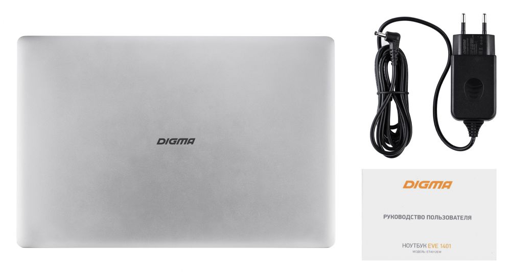 Ноутбук DIGMA EVE 1401, 14.1, Intel Atom X5 Z8350 1.44ГГц, 2Гб, 32Гб SSD, Intel HD Graphics 400, Windows 10 Home, черный/серебристый