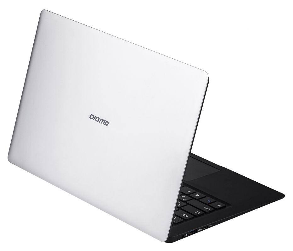 Ноутбук DIGMA EVE 1401, 14.1, Intel Atom X5 Z8350 1.44ГГц, 2Гб, 32Гб SSD, Intel HD Graphics 400, Windows 10 Home, черный/серебристый