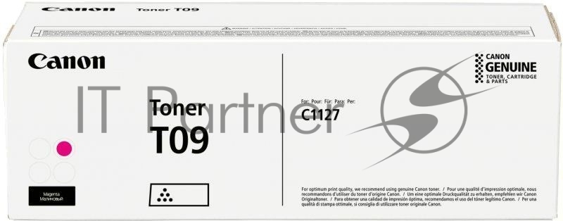 Тонер Canon T09 MG 3018C006 пурпурный туба для копира i-SENSYS X C1127iF, C1127i, C1127P