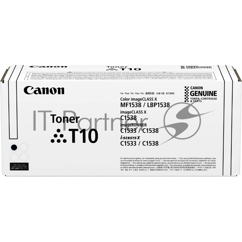 Тонер-картридж Canon Toner T10 BK (black), 13000 стр. (4566C001)