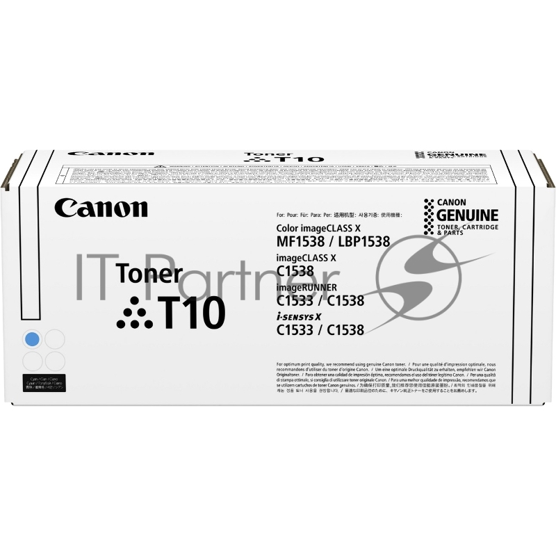 Тонер-картридж Canon Toner T10 C (cyan), 10000 стр. (4565C001)