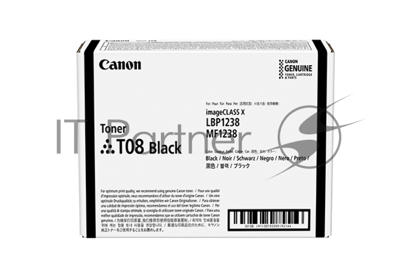 Тонер-картридж Canon Toner 08 (black), 11000 стр.