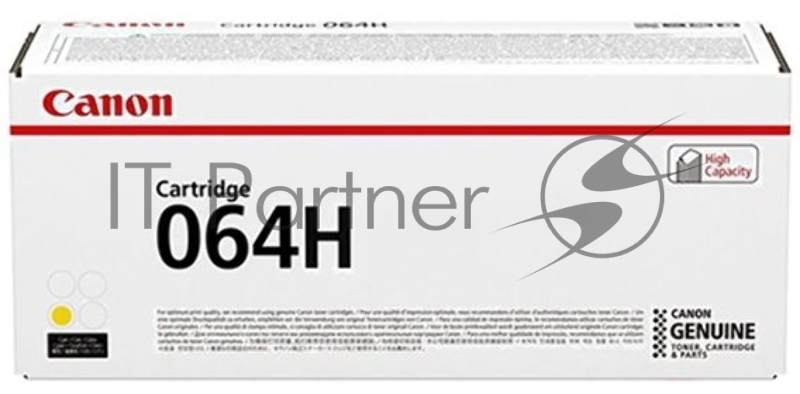 Картридж лазерный Canon CRG 064 H Y 4932C001 желтый (1500стр.) для Canon MF832Cdw