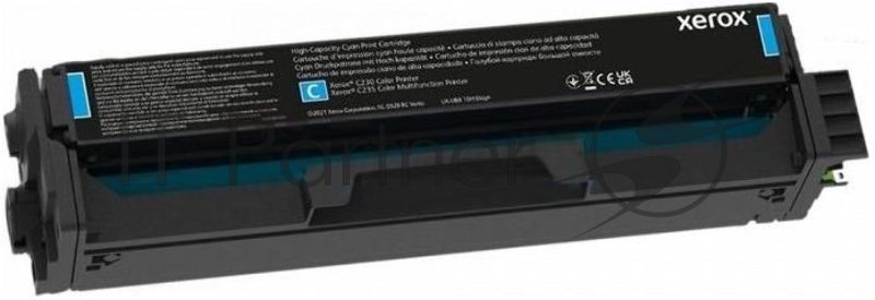 Тонер-картридж повышенной емкости (C) Xerox C230/235,2.5K Тонер-картридж повышенной емкости (C) Xerox C230/235,2.5K