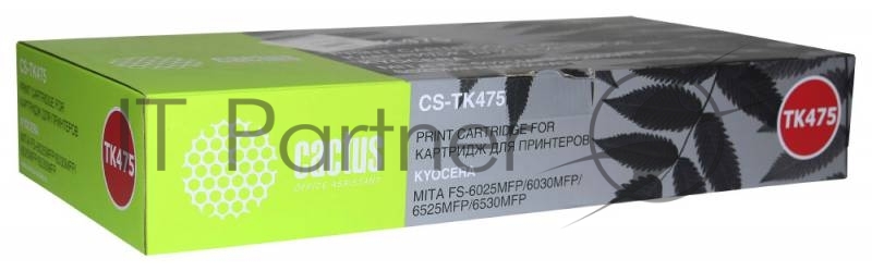 Тонер-картридж Cactus CS-TK475 для принтеров FS-6025MFP/6025MFP/B/FS-6030MFP 15000 страниц.
