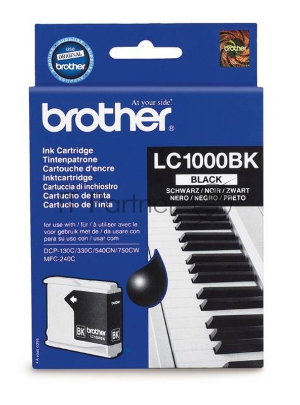 Картридж струйный Brother LC1000BK черный для Brother DCP-130/330