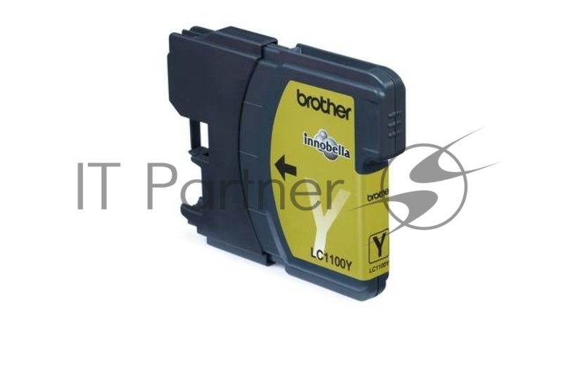 Картридж струйный Brother LC1100Y желтый для Brother DCP-385C/6690CW/MFC-990CW (325стр.)
