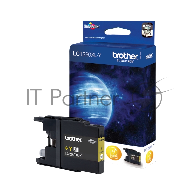 Картридж струйный Brother LC1280XLY желтый для Brother MFC-J6510DW/J69010DW