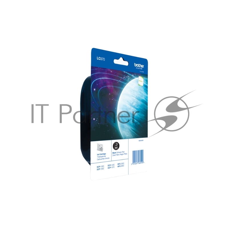 Картридж струйный Brother LC970BK black for DCP-135C/150C, MFC-235C/265C