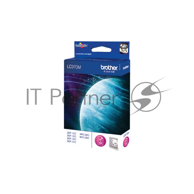 Картридж струйный Brother LC970M magenta for DCP-135C/150C, MFC-235C/265C